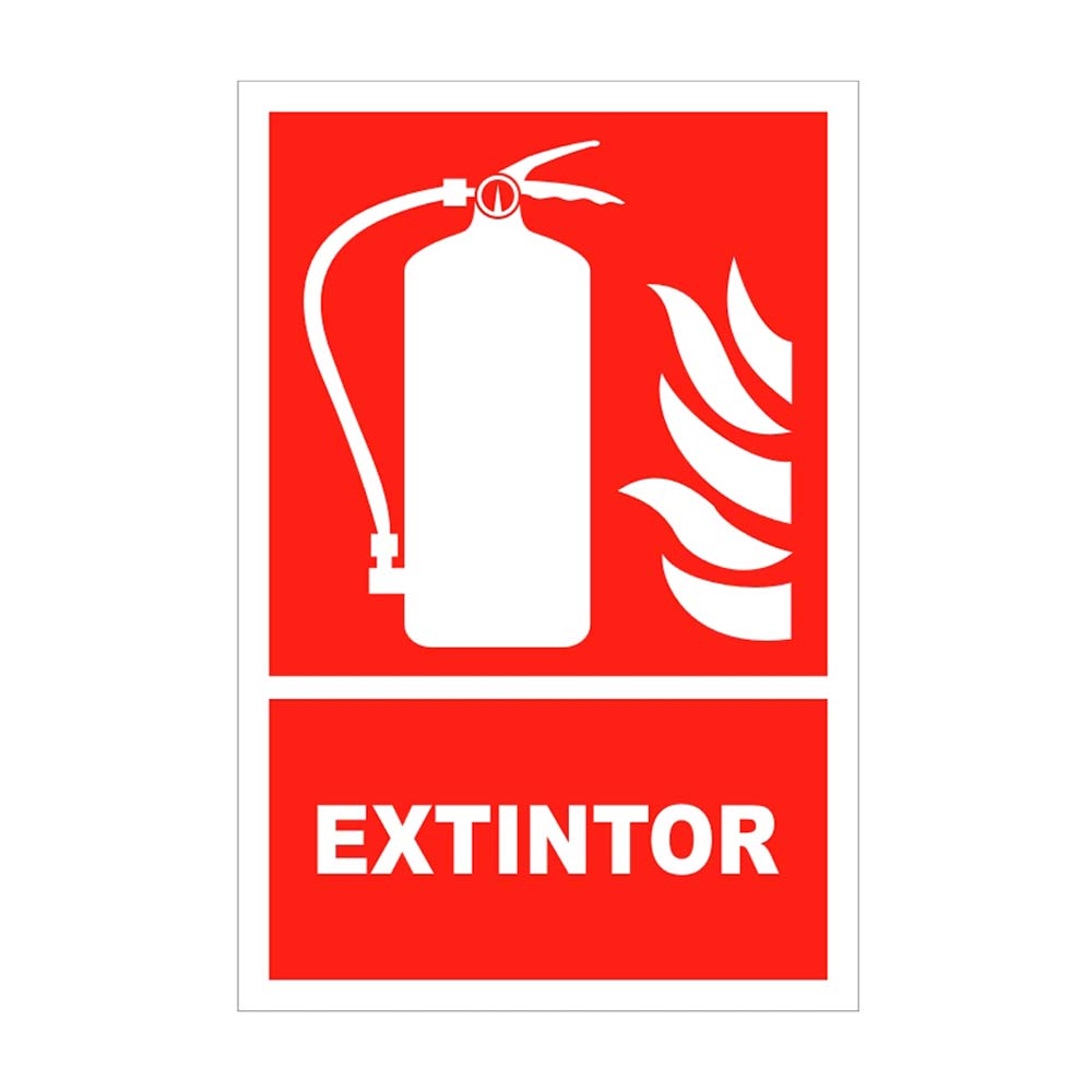 Señal de Extintor con Base 20x30cm - Promart