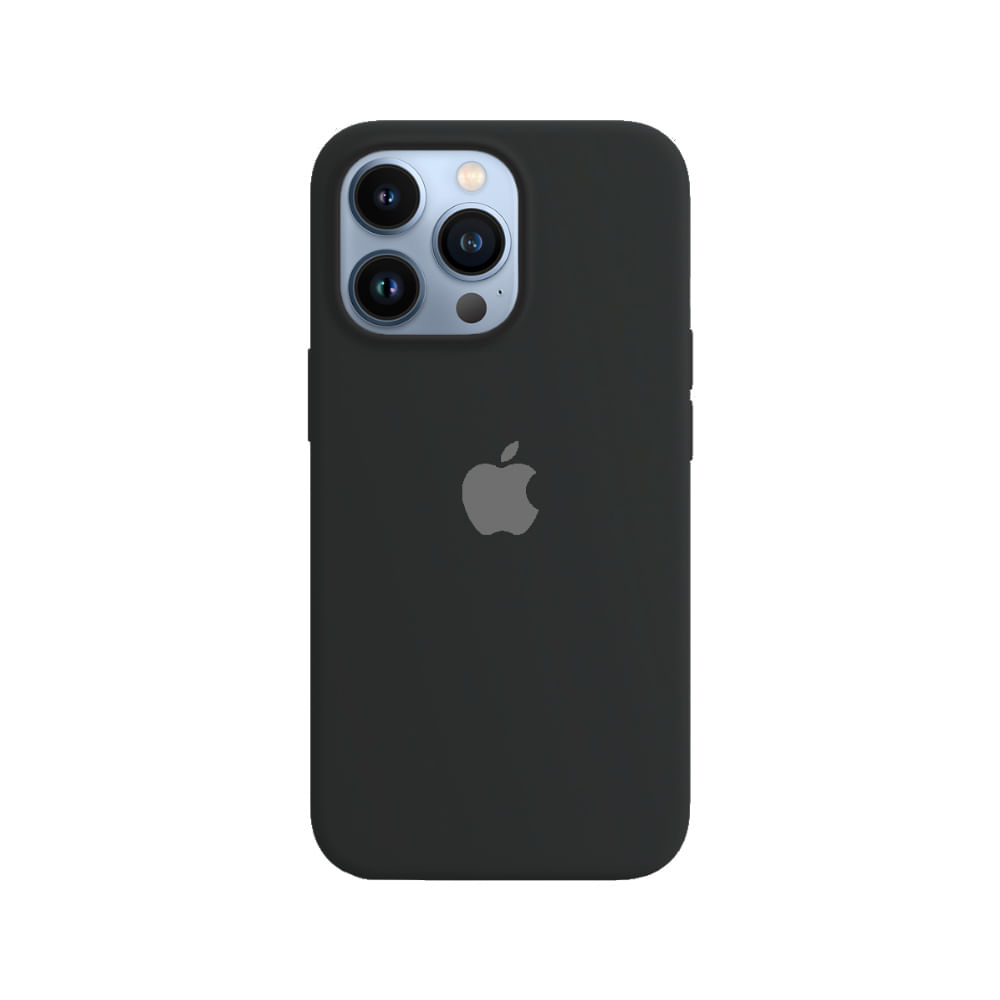 Case para iPhone 13 Pro de Silicona Negro Oscuro - Promart