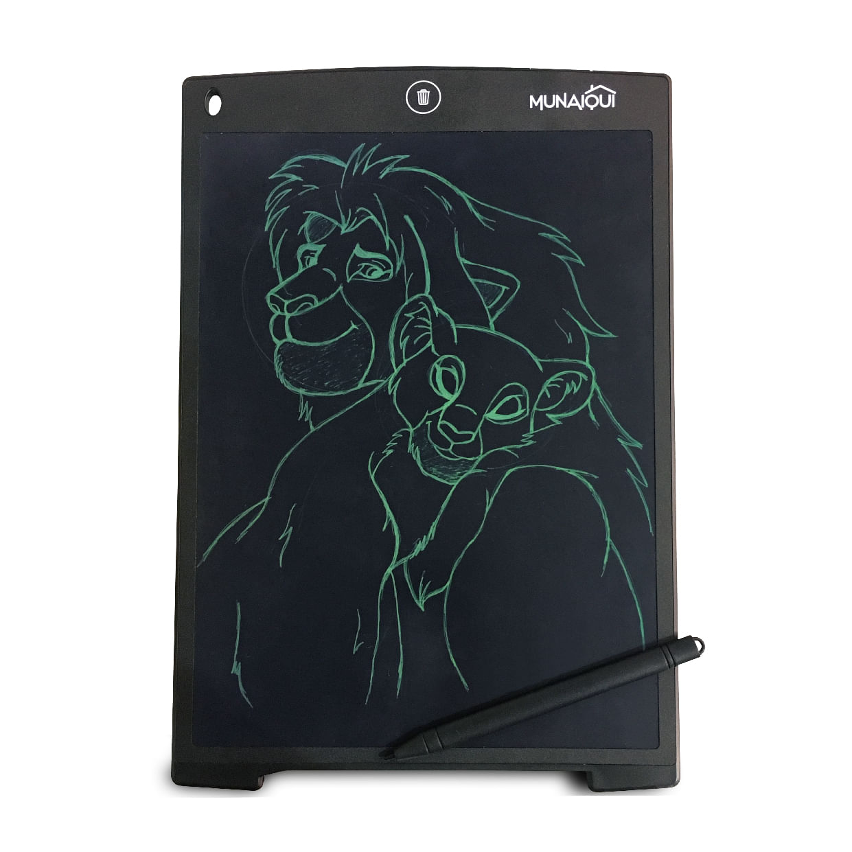 Pizarra Interactiva Munaiqui, LCD 12 pulgadas, color negro