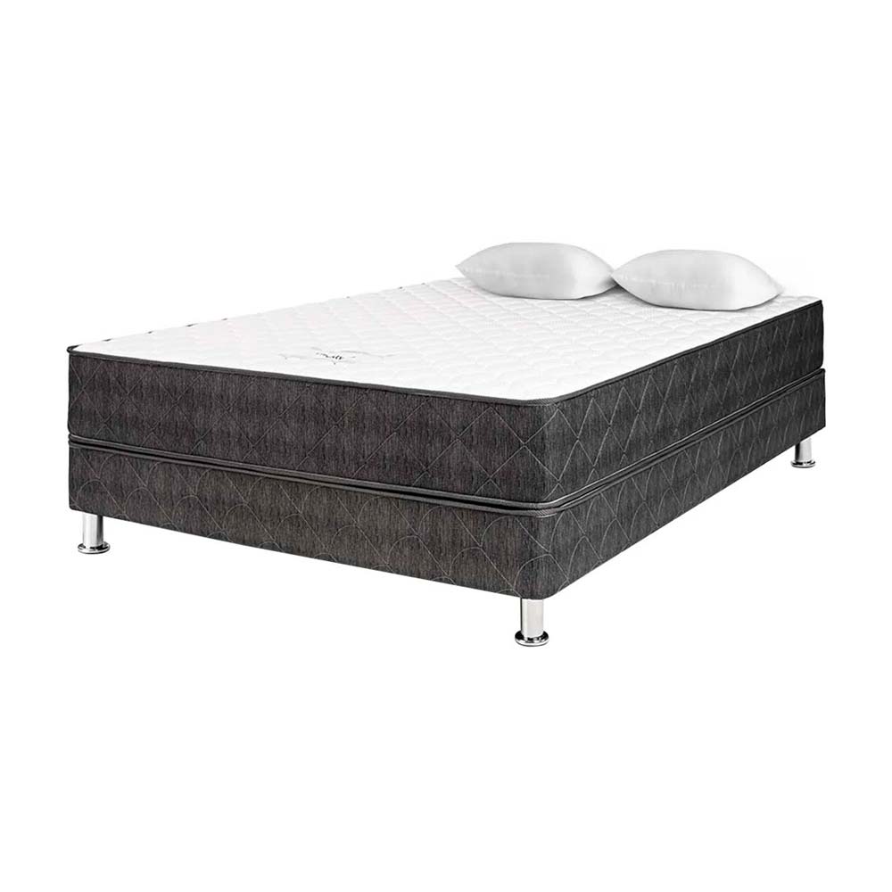 Cama Box Tarima PARAISO Lifestyles 2 Plazas + 2 Almohadas + Protector