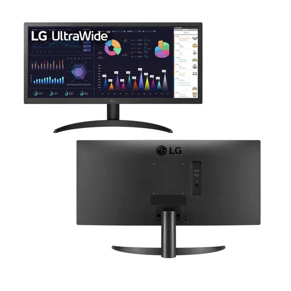 Monitor LG 26WQ500-B 25.7 Pulgadas IPS UltraWide Full HD 2560 x 1080 HDMI -  Promart