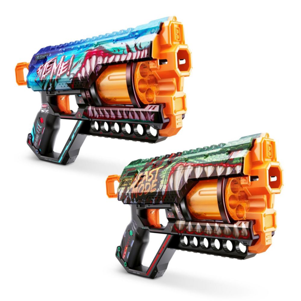 Lanzador X-Shot Pack De 2 Skins Griefer 24 Dardos