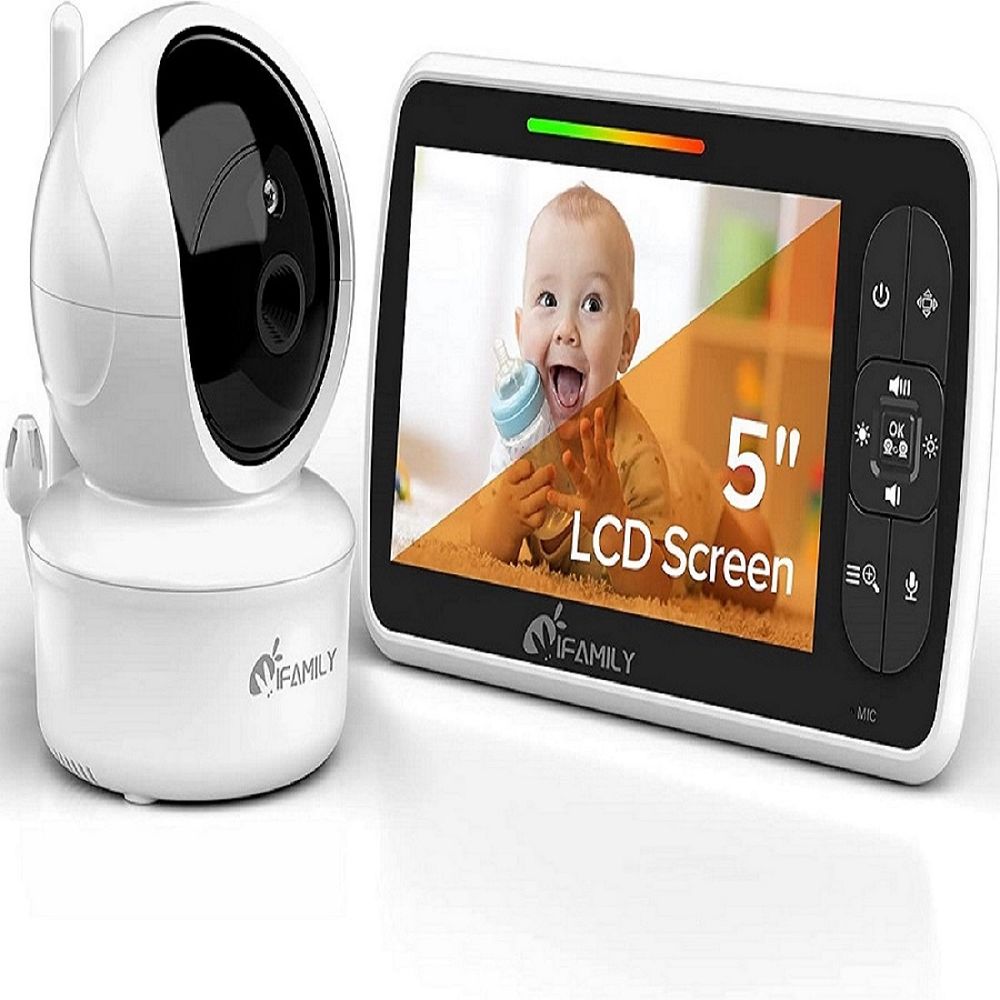Monitor de Bebé - Video Camara Panoramica Audio Visión Nocturna - 5 -  Promart