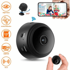 Moda Piñón salado Mini Camara Seguridad HD tipo cámara Espía Vigilancia IP Sensor - Promart