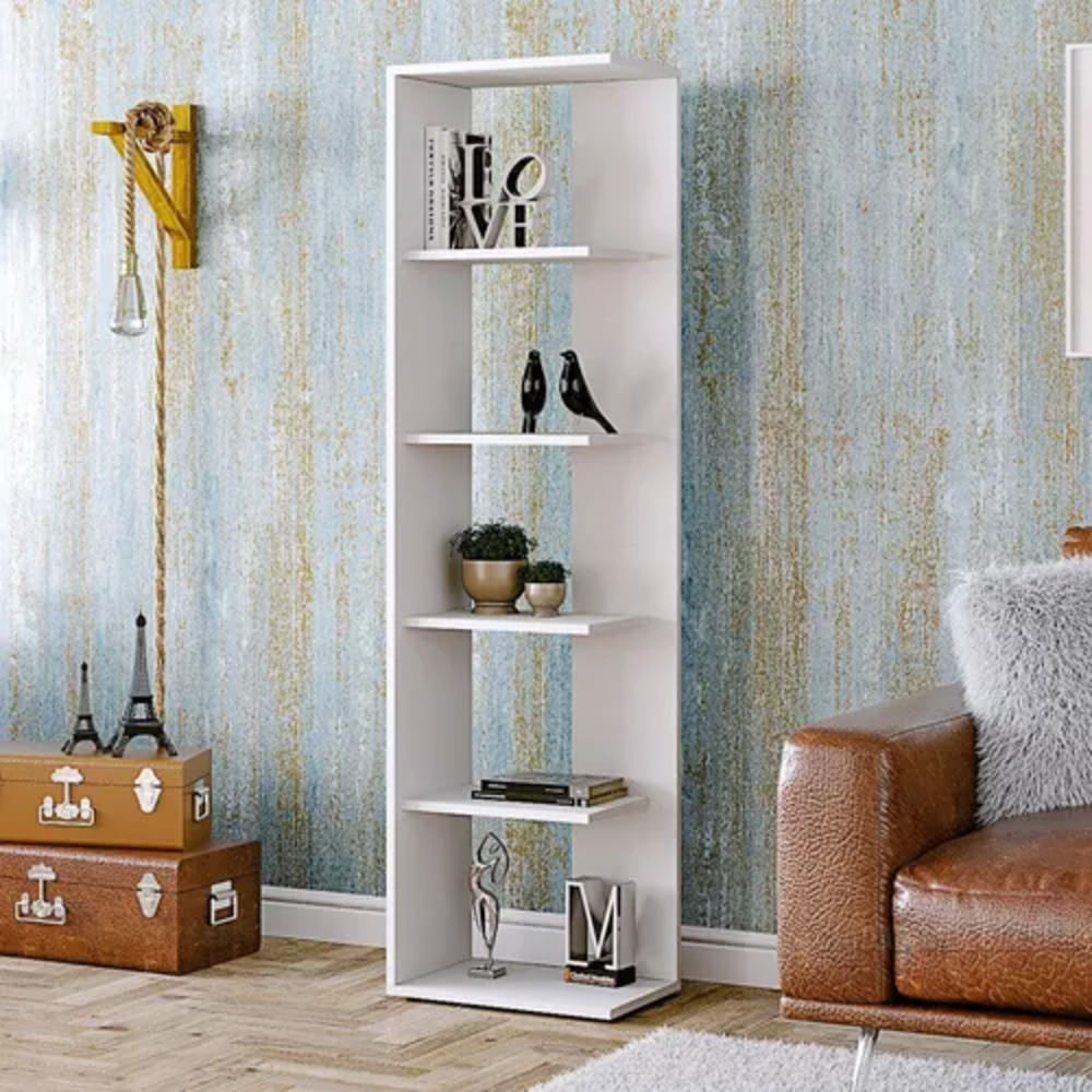Estante Lineal R&R MUEBLES Moderno Anita Color Blanco
