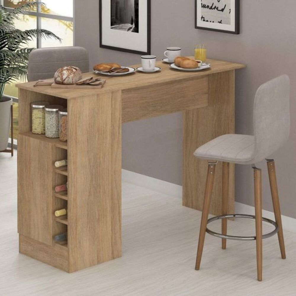 Mesa Barra Desayunador R&R MUEBLES Moderna Camila
