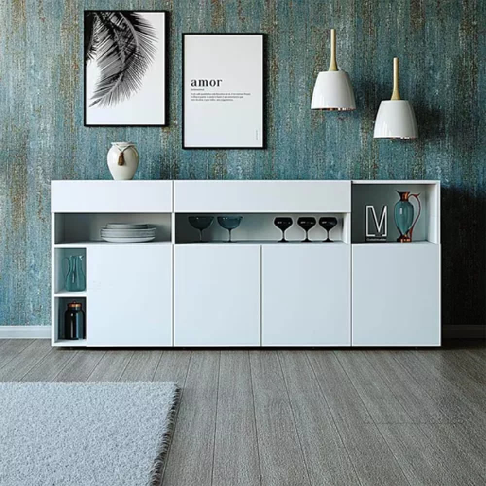 Aparador R&R MUEBLES Moderno Elegante Tokio Blanco