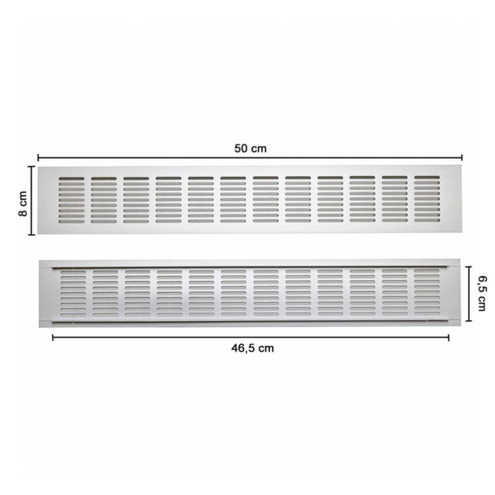 Rejilla de Ventilación 50 cm x 8 cm