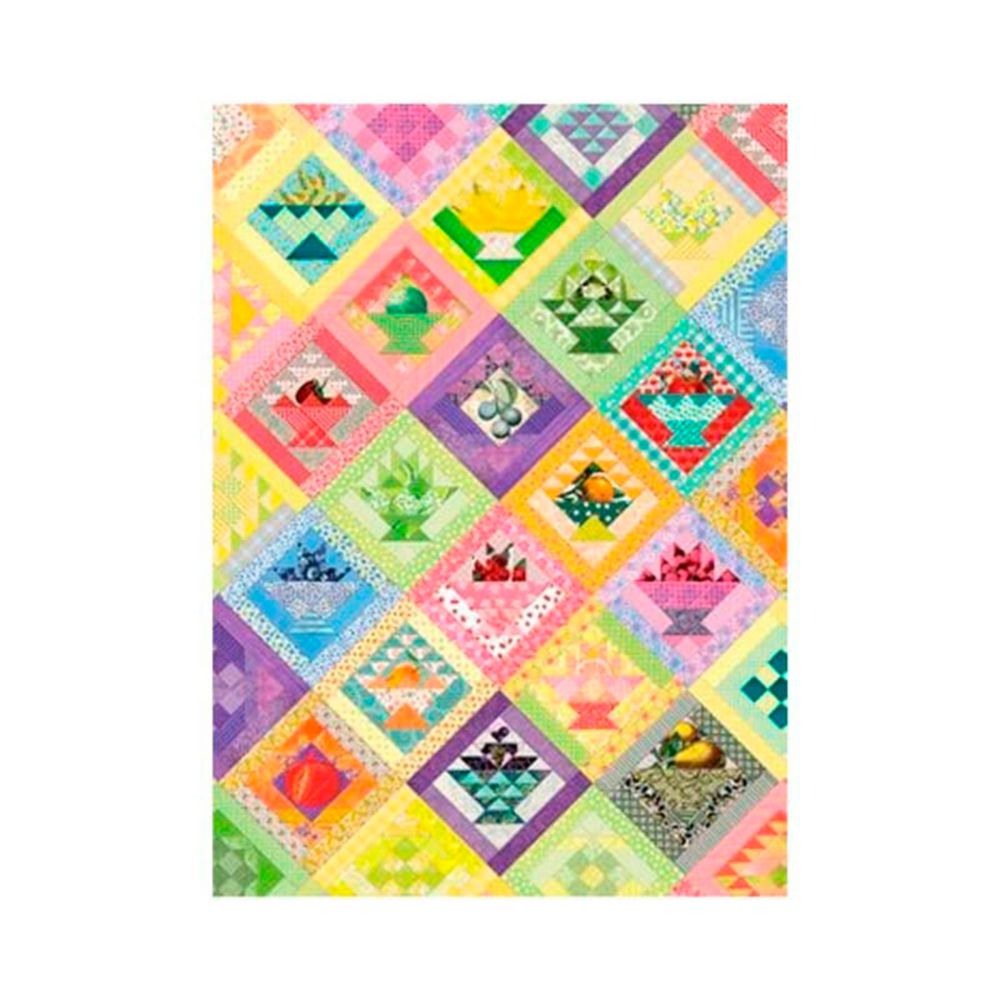 Rompecabezas 3D Cobble Hill Fruit Basket Quilt 1000 Piezas Promart