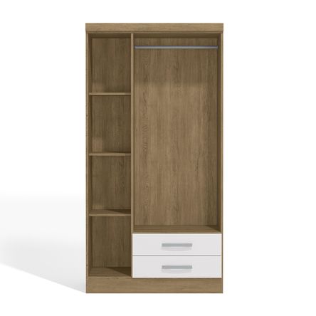 Ropero Ema Maple Blanco 3 Puertas 2 Cajones - Promart