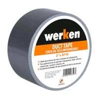 Cinta Duct Tape Werken 2"" x 30 Yds Pack x 3u.