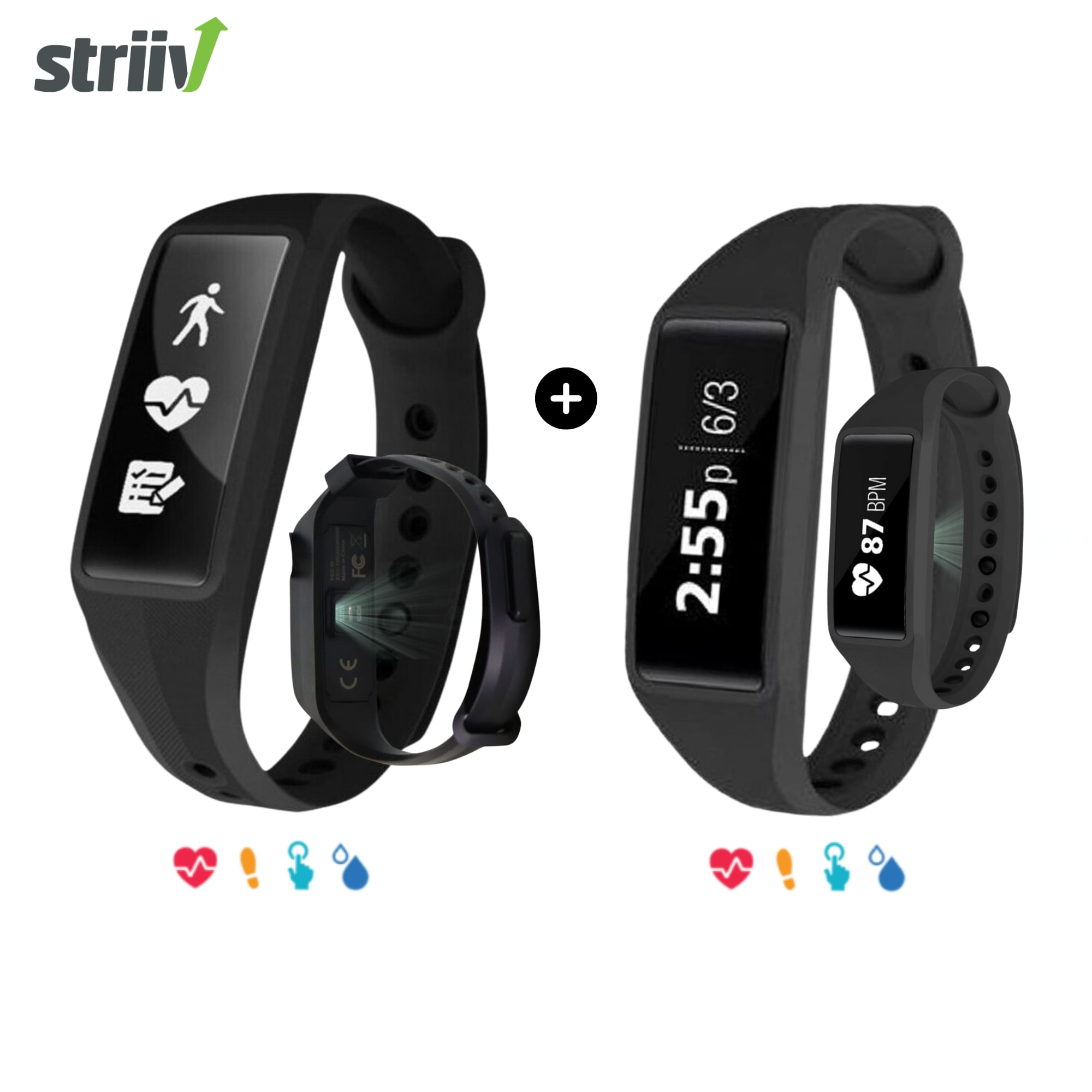 Combo x2 Striiv Activity Watch Smart Band