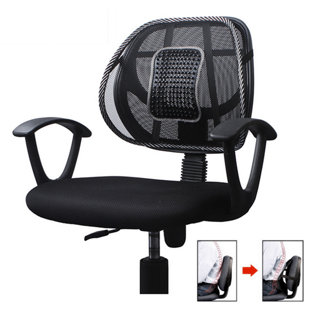 Cojín de asiento y almohada de apoyo lumbar para silla de coche de oficina