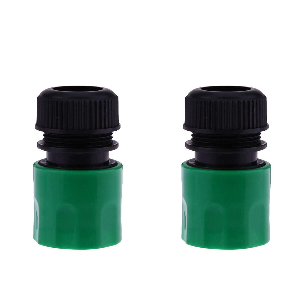 Conector rápido para manguera 1/2 de jardín o hidrolavadoras pack de 2 unidades