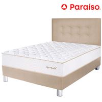 Dormitorio PARAISO Royal Elizabeth Champagne 1.5 Plazas +1 Almohada Viscoelástica