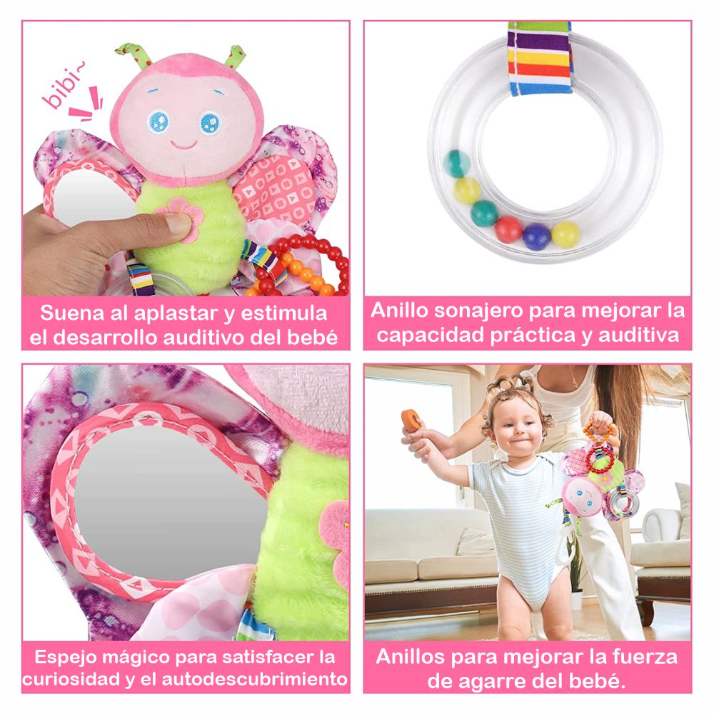 Cochecito Fisher-price Sing & Go Purple Monkey Para Recién Nacidos