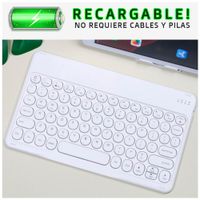 Teclado Inalámbrico Bluetooth Recargable PC Tablet tipo Logitech K380