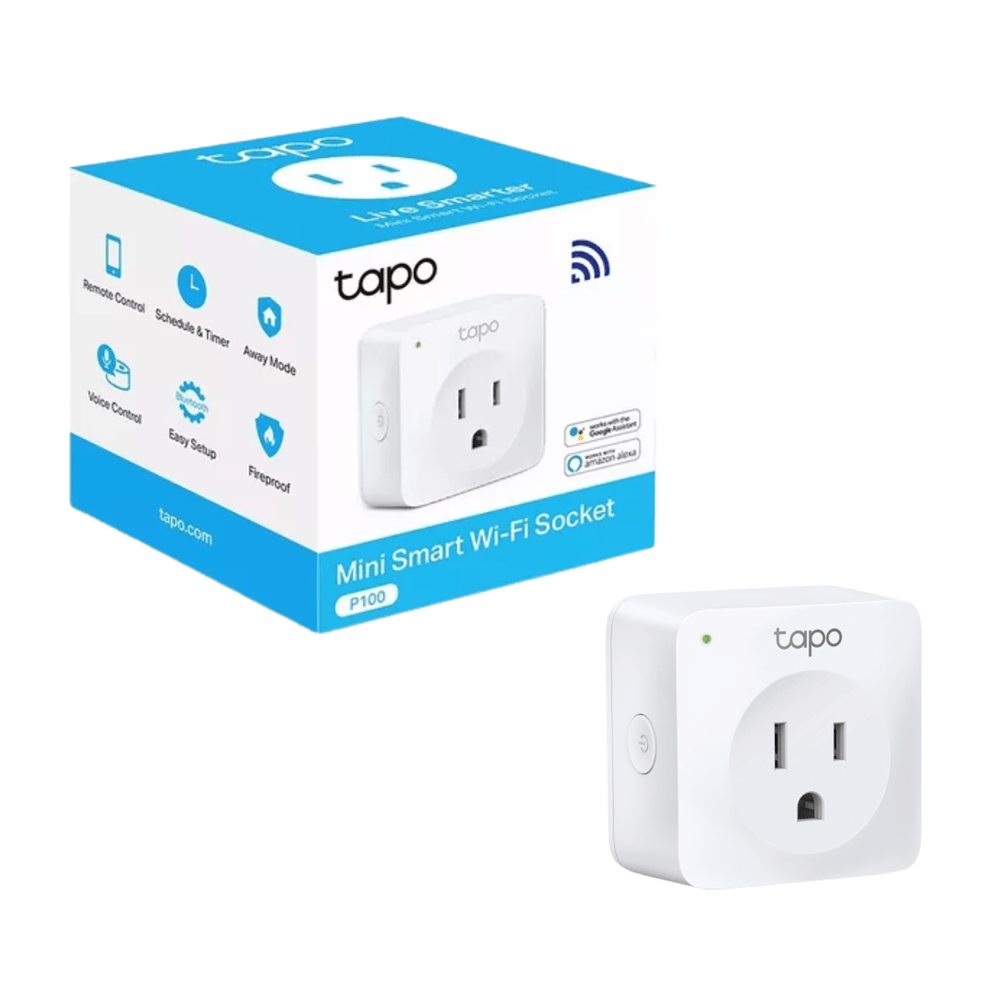Enchufe Mini Wifi Inteligente Ahorro Energético Tp-Link Tapo P100