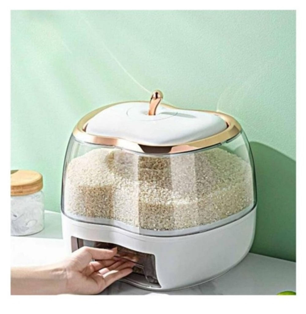 Dispensador de arroz Cereal Premium 10KG Gretail Gris