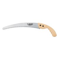 Serrucho de poda hoja curva 13"" mango madera Truper 100121