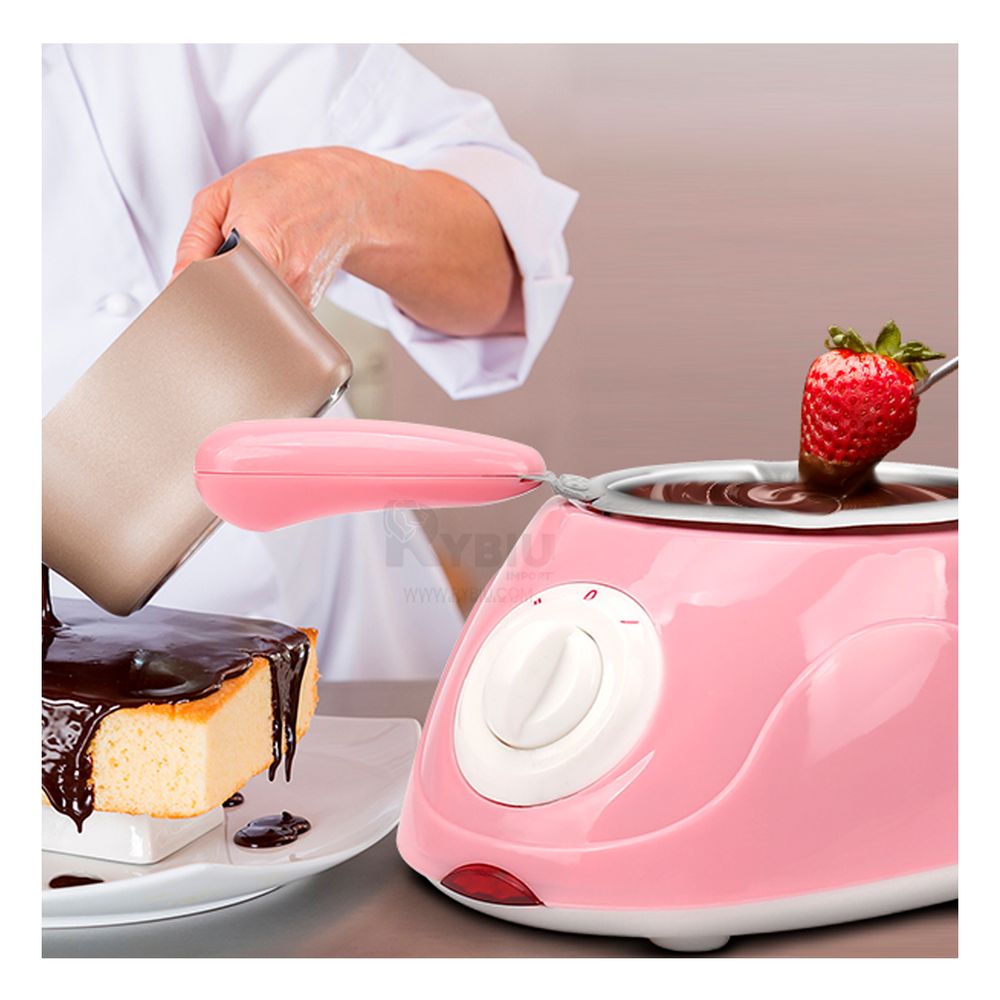 Electrica Olla Chocolatera con Moldes Rosado - Promart