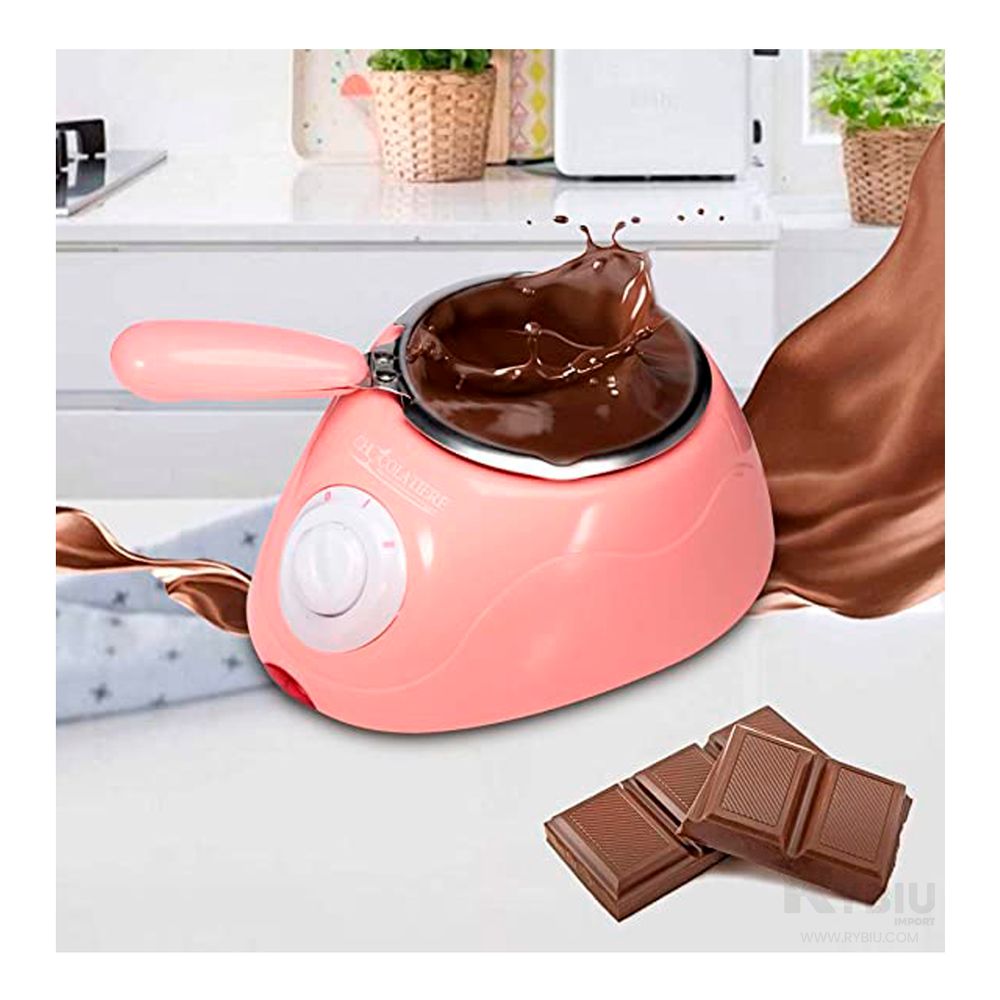 Electrica Olla Chocolatera con Moldes Rosado - Promart