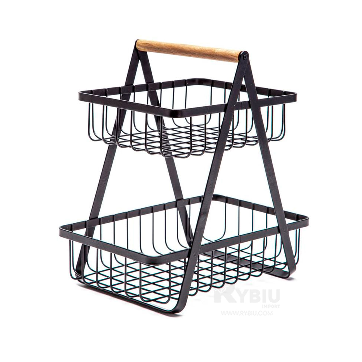 Frutero Metalico Rack Organizador 2 Niveles