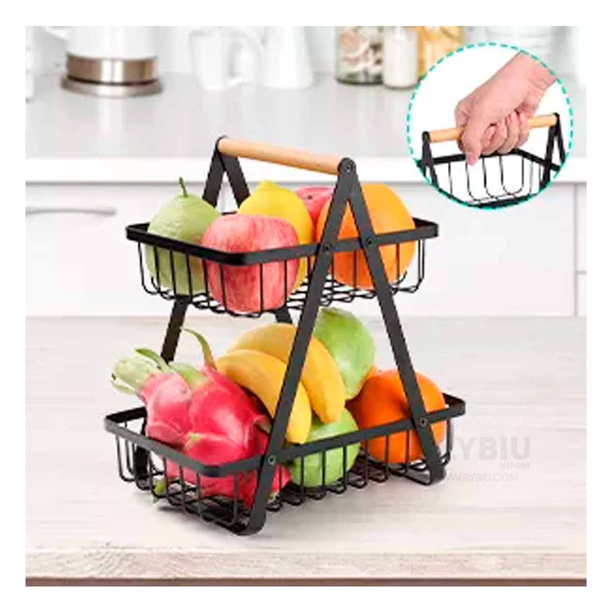 Frutero Fauna Negro 2N Practico Negro