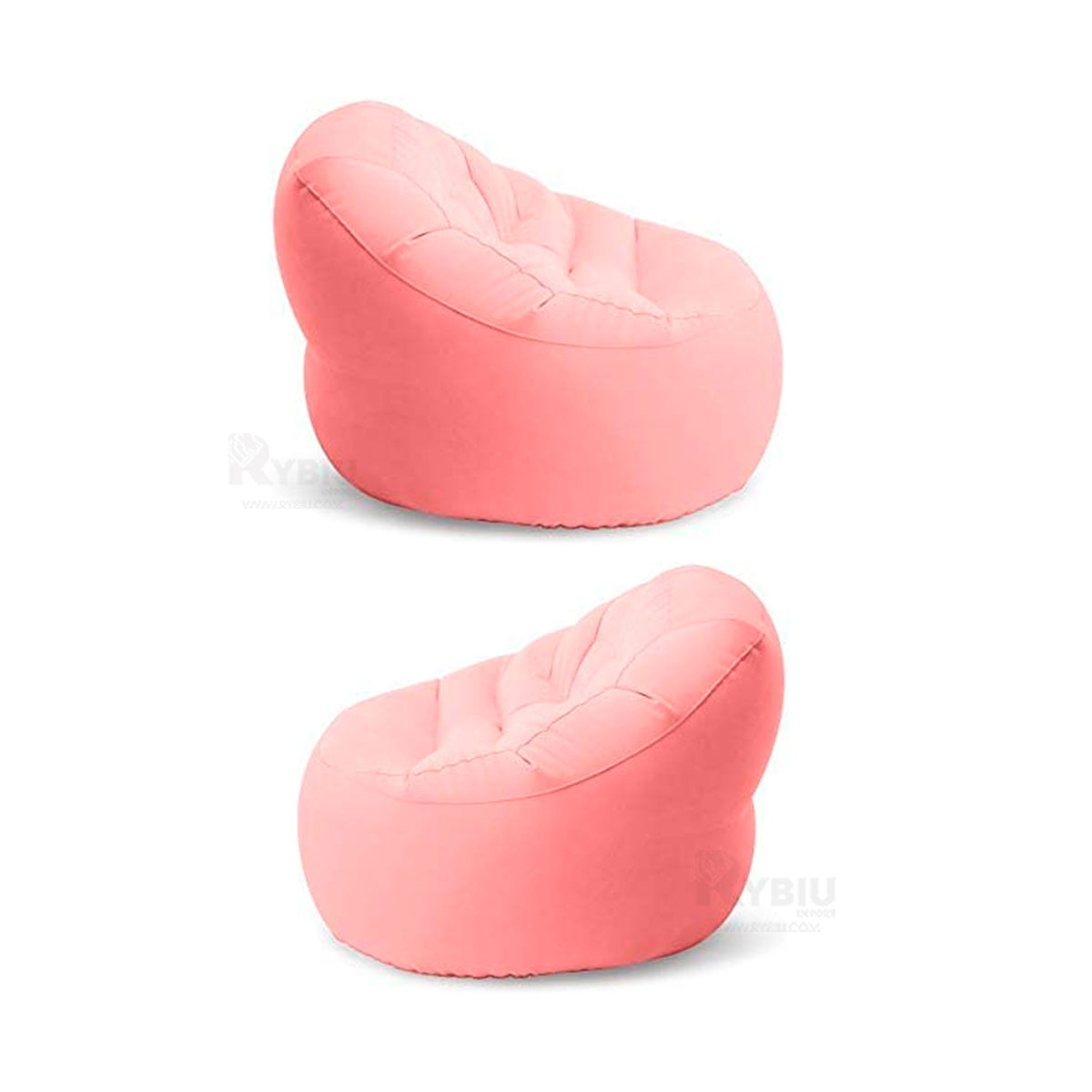Sofa Rosado Personal para su Condominio Puff