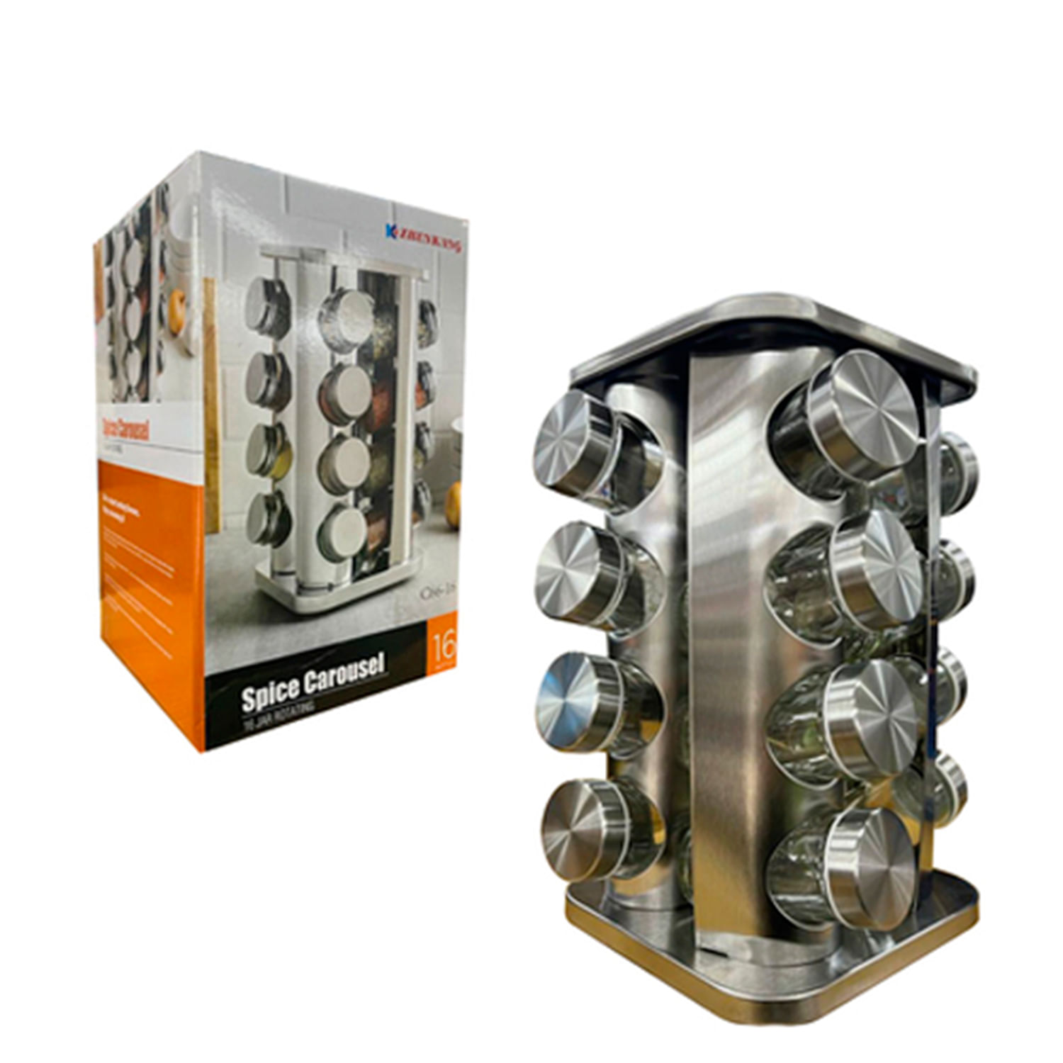 Condimentero Giratorio de 16 Frascos