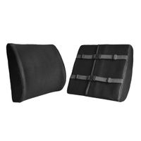 Cojín Lumbar Black Magic Memory Foam  Teraflex  36x34x13cm