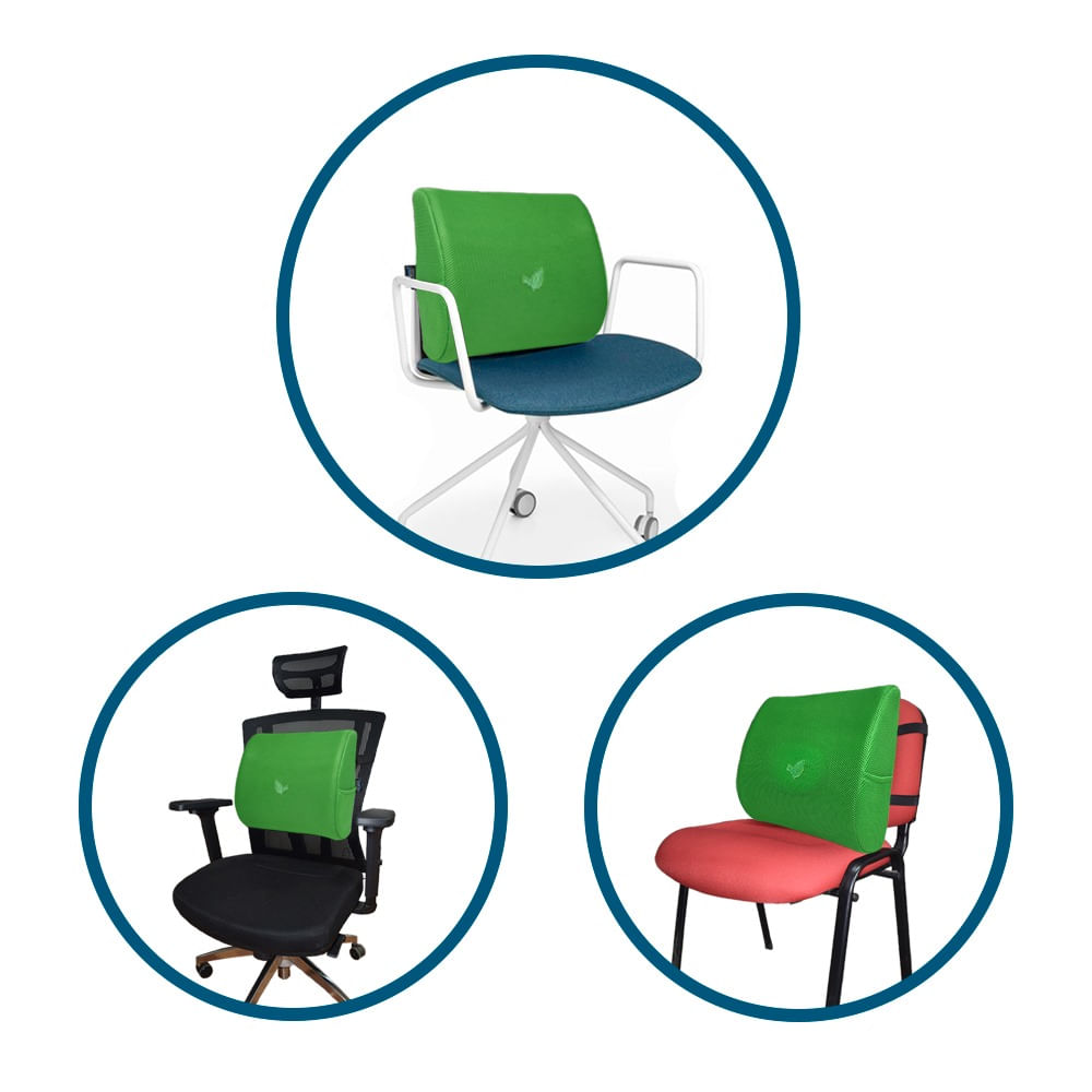 Cojín Lumbar Aroma Limón Memory Foam Teraflex 35x33x12cm