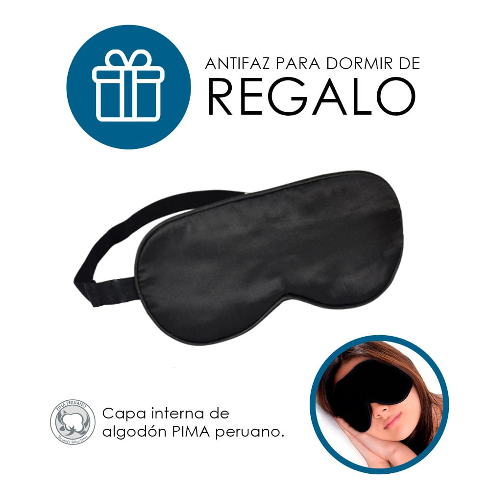 Almohada Memory Foam Gel Frio y Un Antifaz Relax de Regalo Teraflex 55x35x11cm