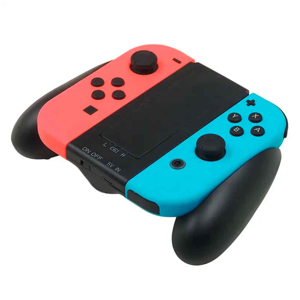 Grip Cargador para JoyCons Nintendo Switch 2000mAh