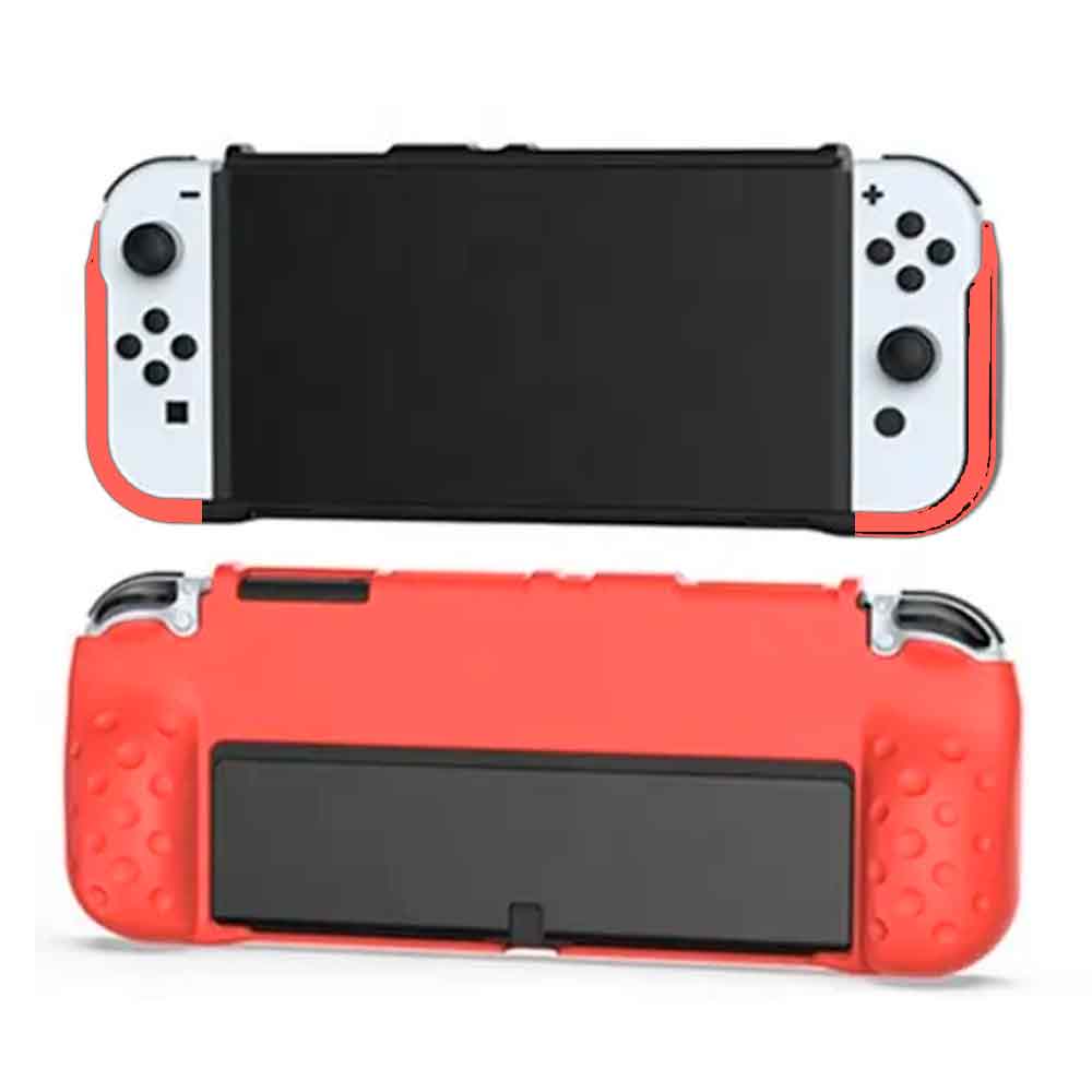 Case para Nintendo Switch Oled Silicon Rojo