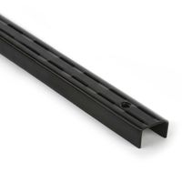 Pilar ranurado doble Negro 128 cm Ducasse