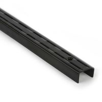 Pilar ranurado doble Negro 160 cm Ducasse