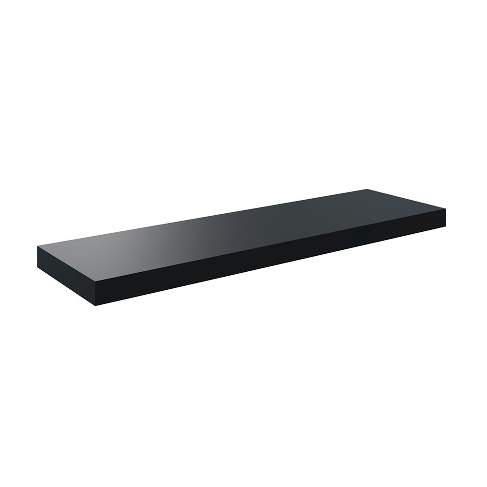 Repisa Flotante Spaceo Negro 80x23.5 cm