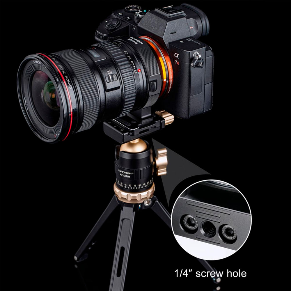 Adaptador Autofocus K&F Concept EF/EF-S  para Sony E KF06.466