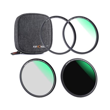 Filtro  K&F Concept Magnetic 3en1 Kit  UV+CPL+ND1000+Estu-58mm Sku1652 KYF CONCEPT