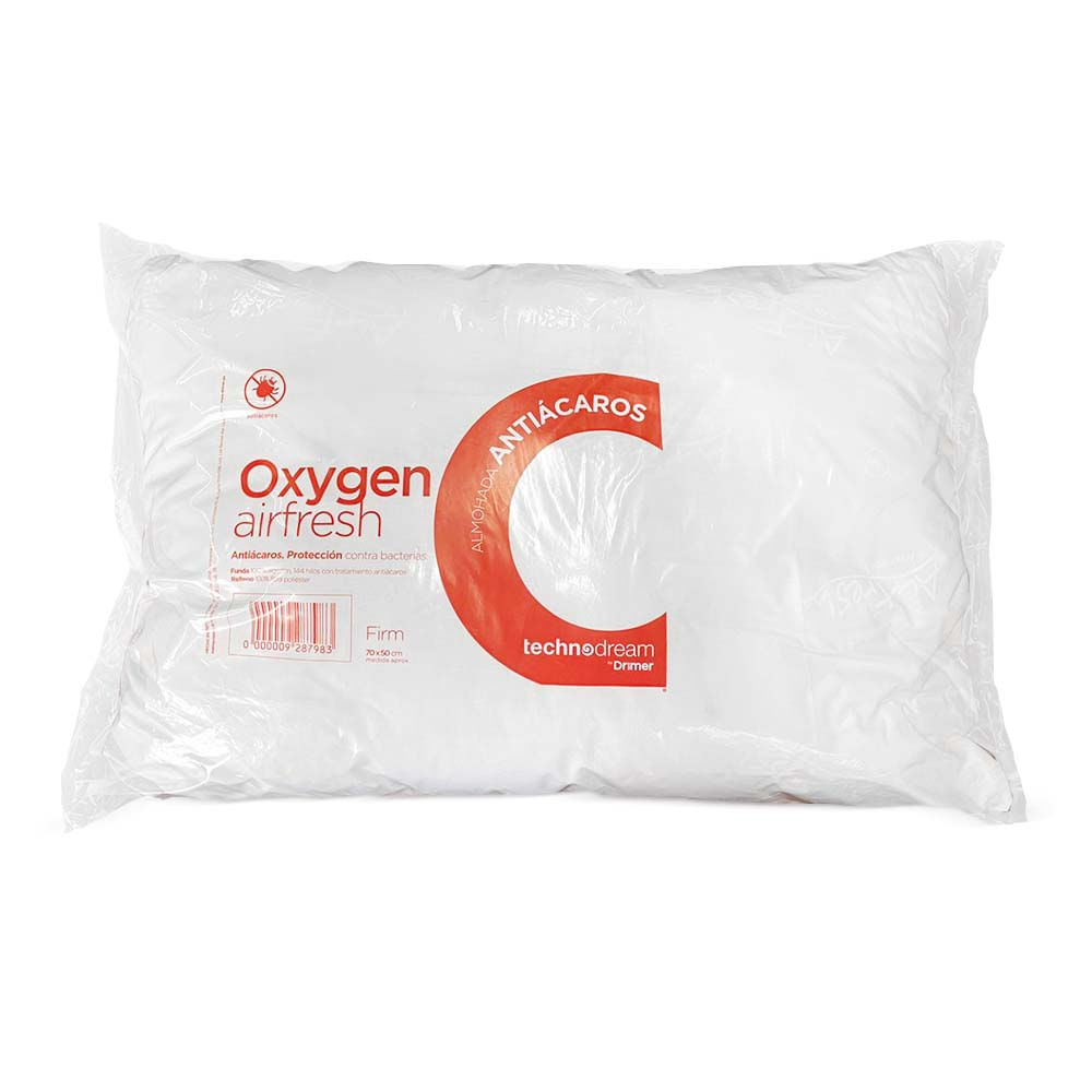 Almohada DRIMER Tela con Tratamiento Antiácaros Paquete 1un