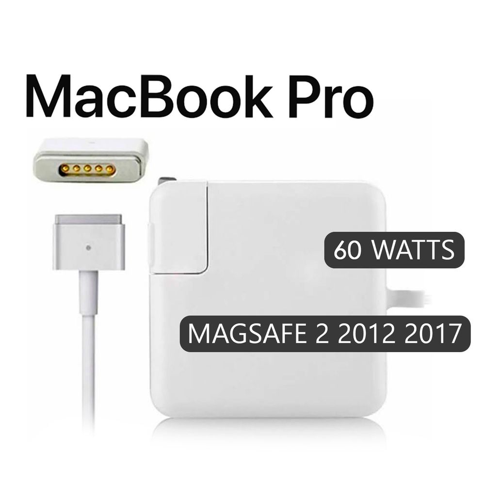 Cargador Macbook Pro 60W Magsafe II (2012 - 2017) - Promart