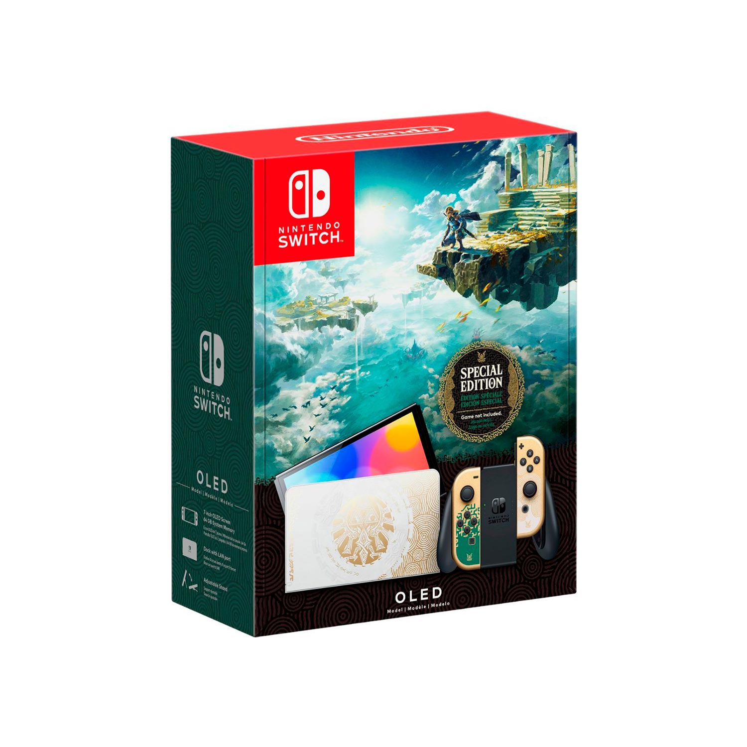 Consola Nintendo Switch Oled Edicion Zelda Tears Of The Kingdom
