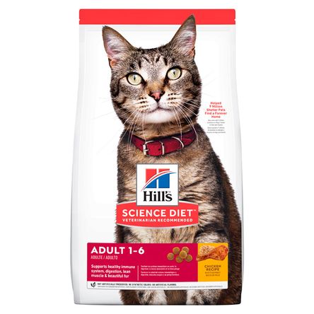 Comida para Gato Hill's Science Diet Adulto Receta Pollo 7.3kg HILLS