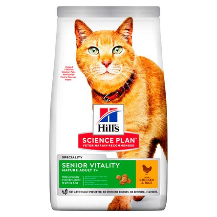 Comida de Gato Hill's Prescription Diet Adulto Mayor Vitality +7Años 1.4kg HILLS