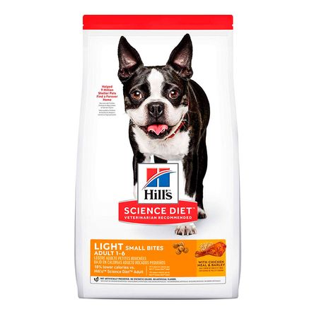 Comida Ligera para Perros Adultos Hills Science Diet Todas las Razas 6.8kg