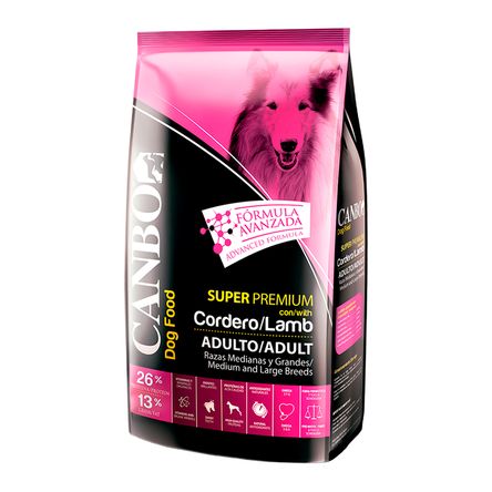 Comida para Perros Adulto Cordero Canbo Súper Premium Raza Mediana a Grande 15Kg Comida para Perros Adulto Cordero Canbo Súper Premium Raza Mediana a Grande 15Kg