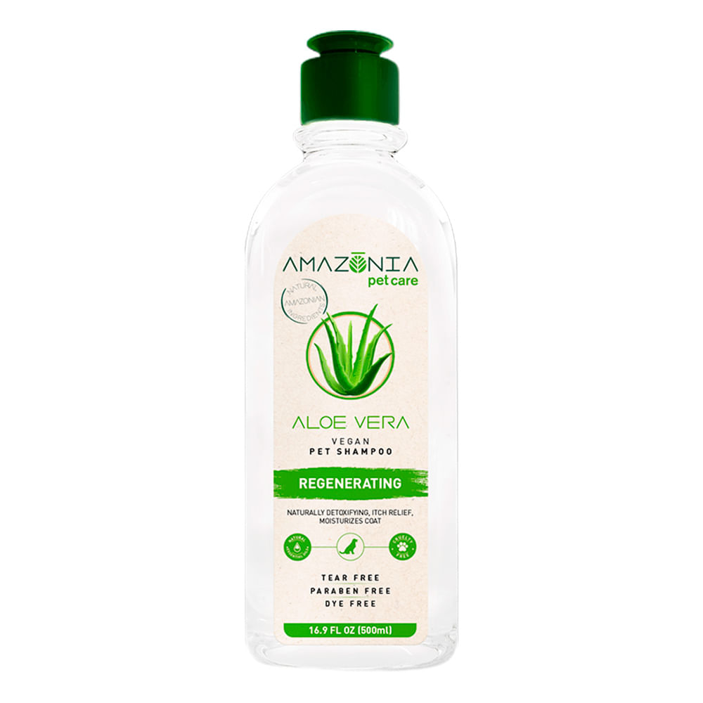 Shampoo Vegano Amazonia Pet Care Aloe Vera 500ml Promart