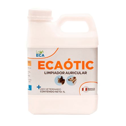 Solución Limpiador auricular para Perros y Gatos Ecaotic 1L LABECA