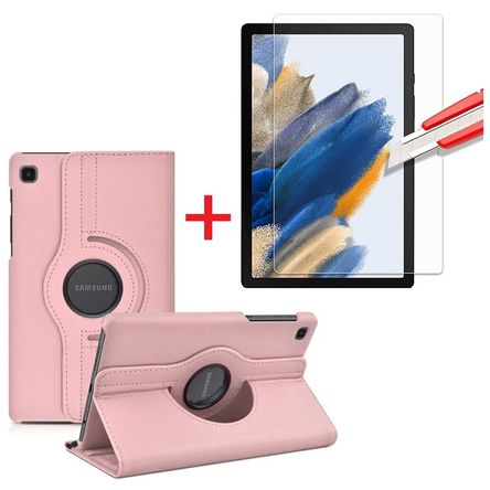 Funda Case Giratoria + Mica de Vidrio para Samsung Galaxy Tab A8 10.5